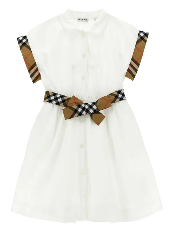 Burberry Kids Juliet ワンピース | ホワイト | FARFETCH JP
