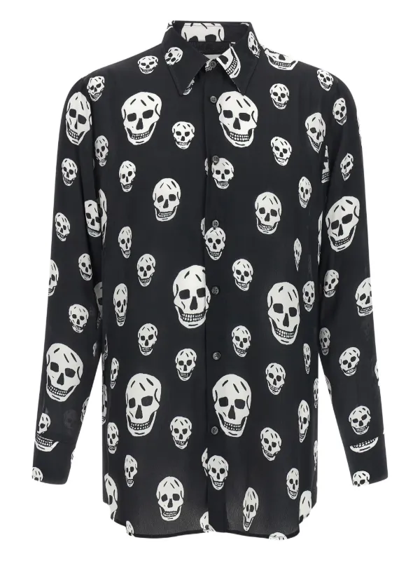 ALEXANDER McQueen スカルグラフィック長袖カットソー Alexander