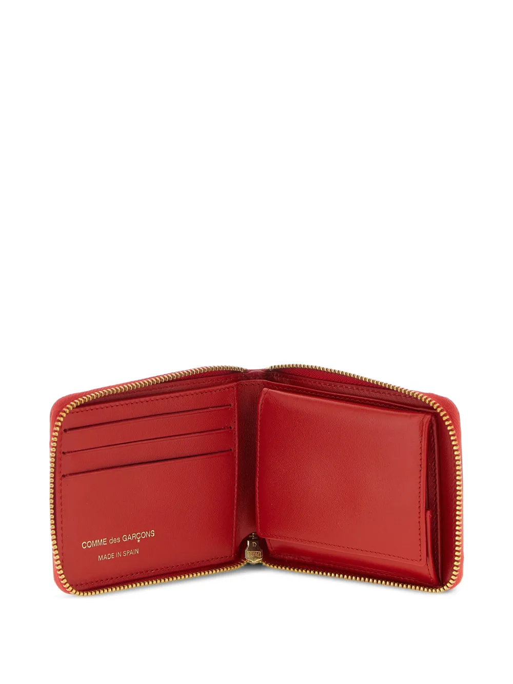 Polka-Dot Zip-Fastening Wallet