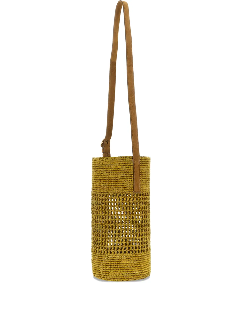 KHAITE woven bucket bag - Marrone