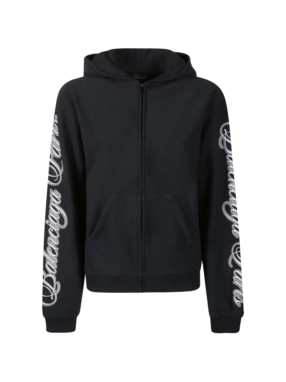 Balenciaga zip cotton knitwear - Nero