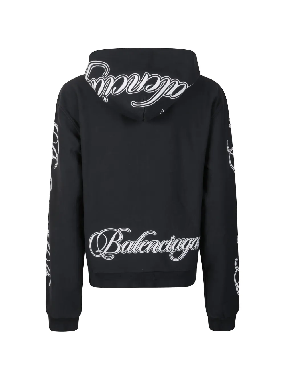 Balenciaga zip cotton knitwear - Zwart