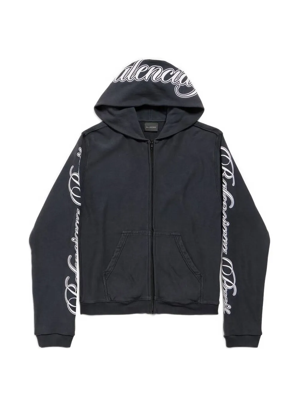 Balenciaga zip cotton knitwear - Nero