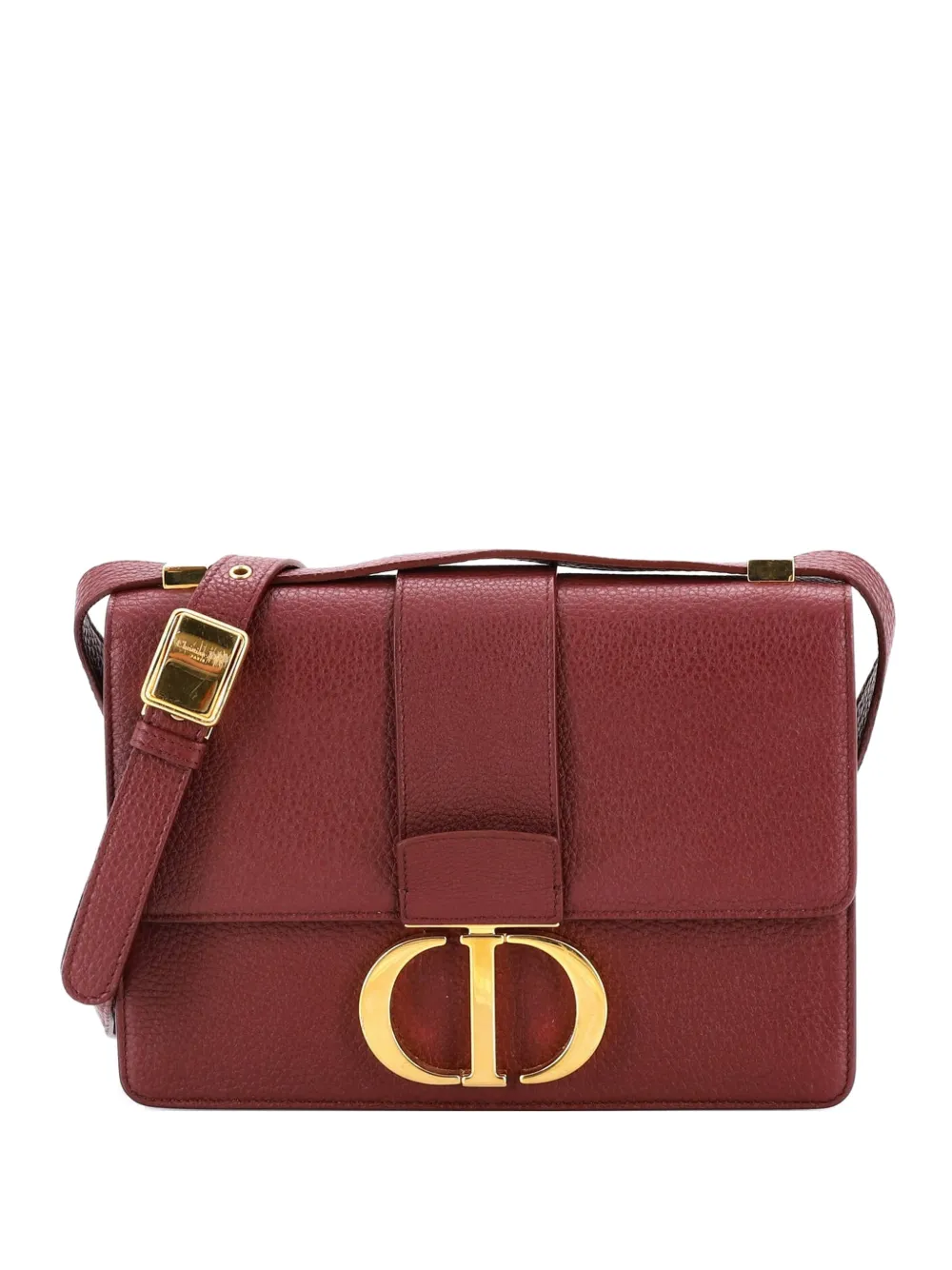 Christian Dior Pre-Owned 30 Montaigne Flap Bag Leather Micro shoulder bag - Rosso