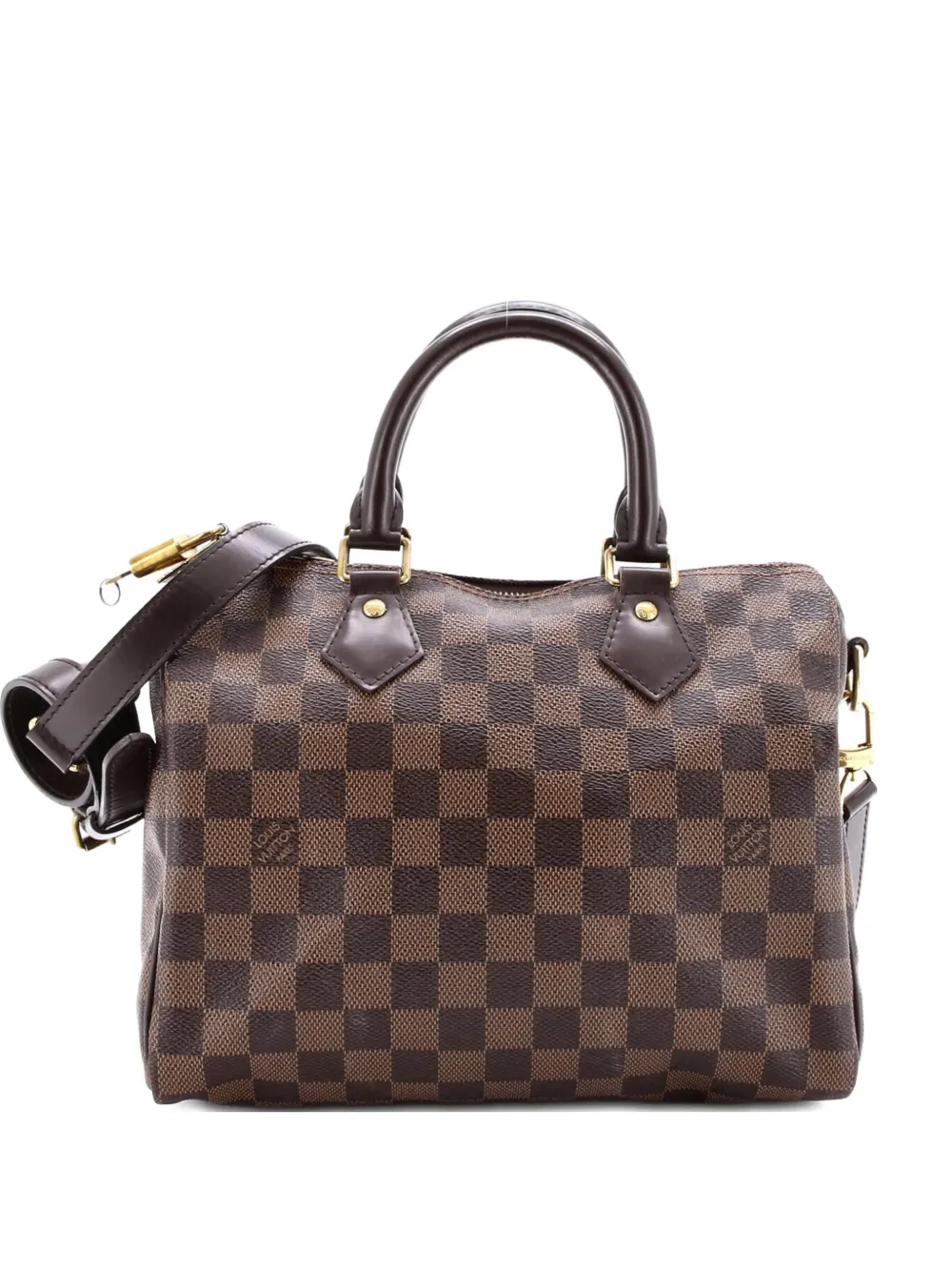 Louis Vuitton Pre-Owned Speedy Bandouliere Bag Damier 25 satchel - Marrone