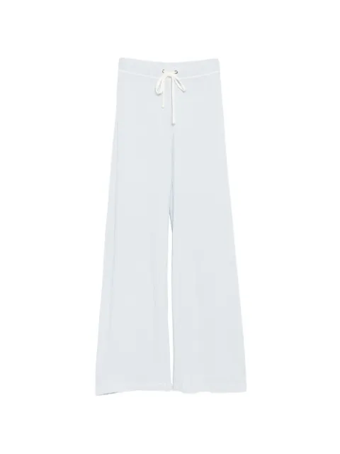 James Perse terry wide-leg trousers