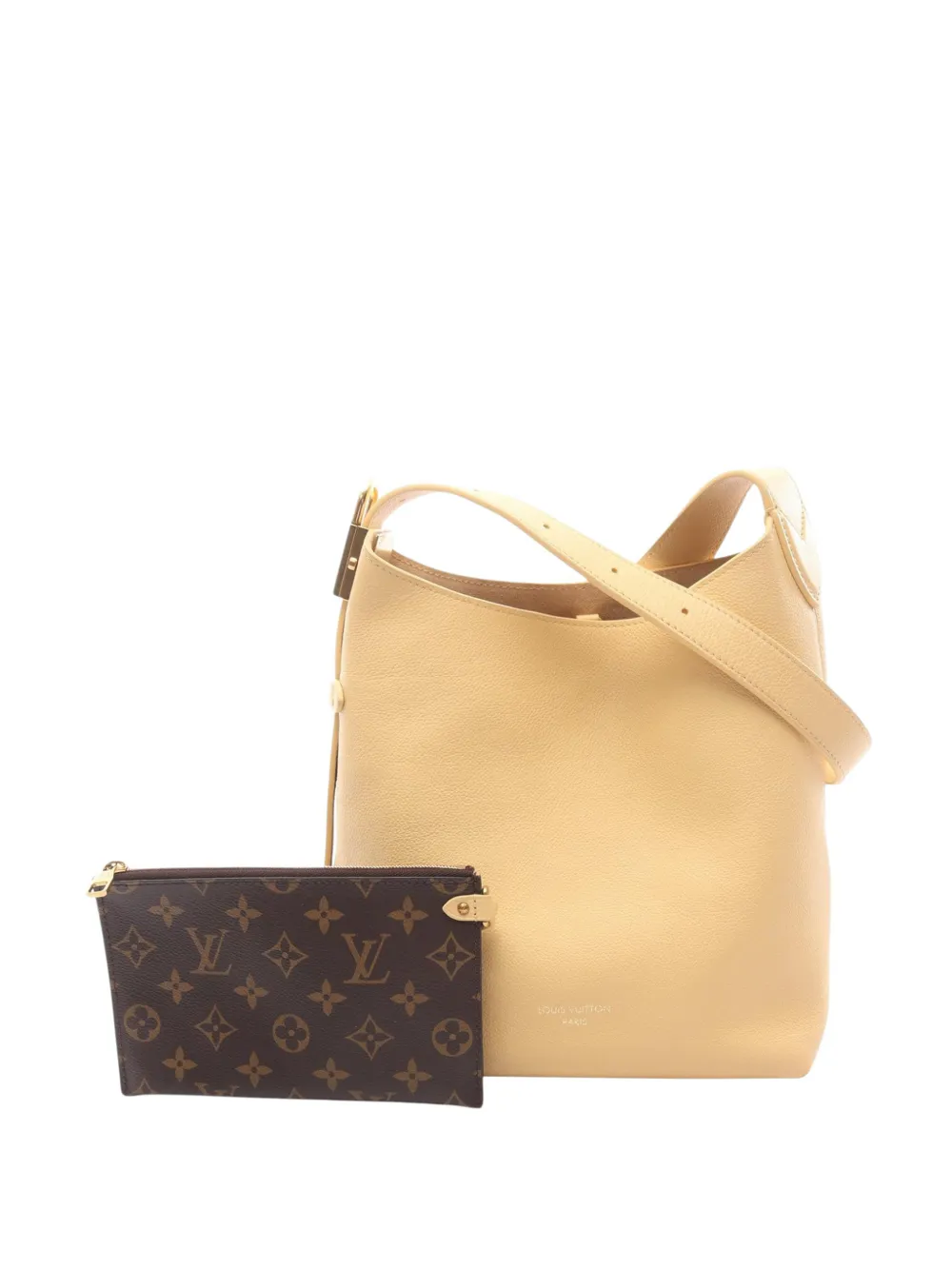 Louis Vuitton Pre-Owned 2021-2025 Smooth Calfskin Low Key PM hobo bag - Braun