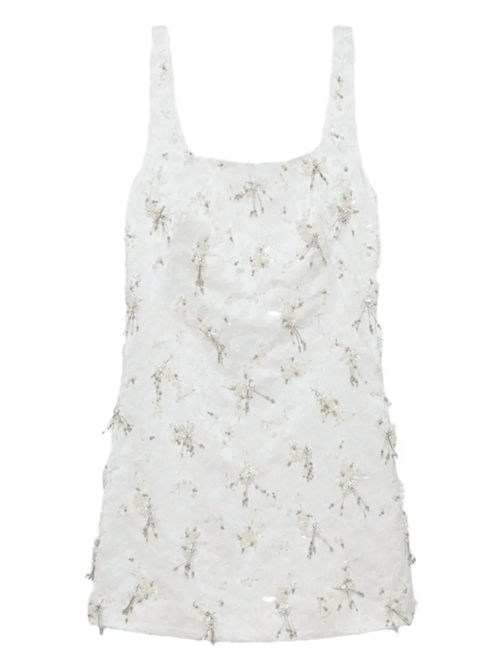 Simkhai Viva beaded mini dress - Bianco