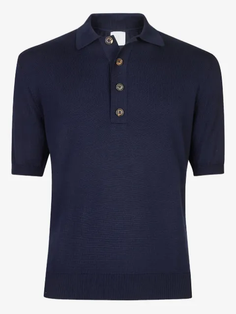 Eleventy button short-sleeve polo shirt