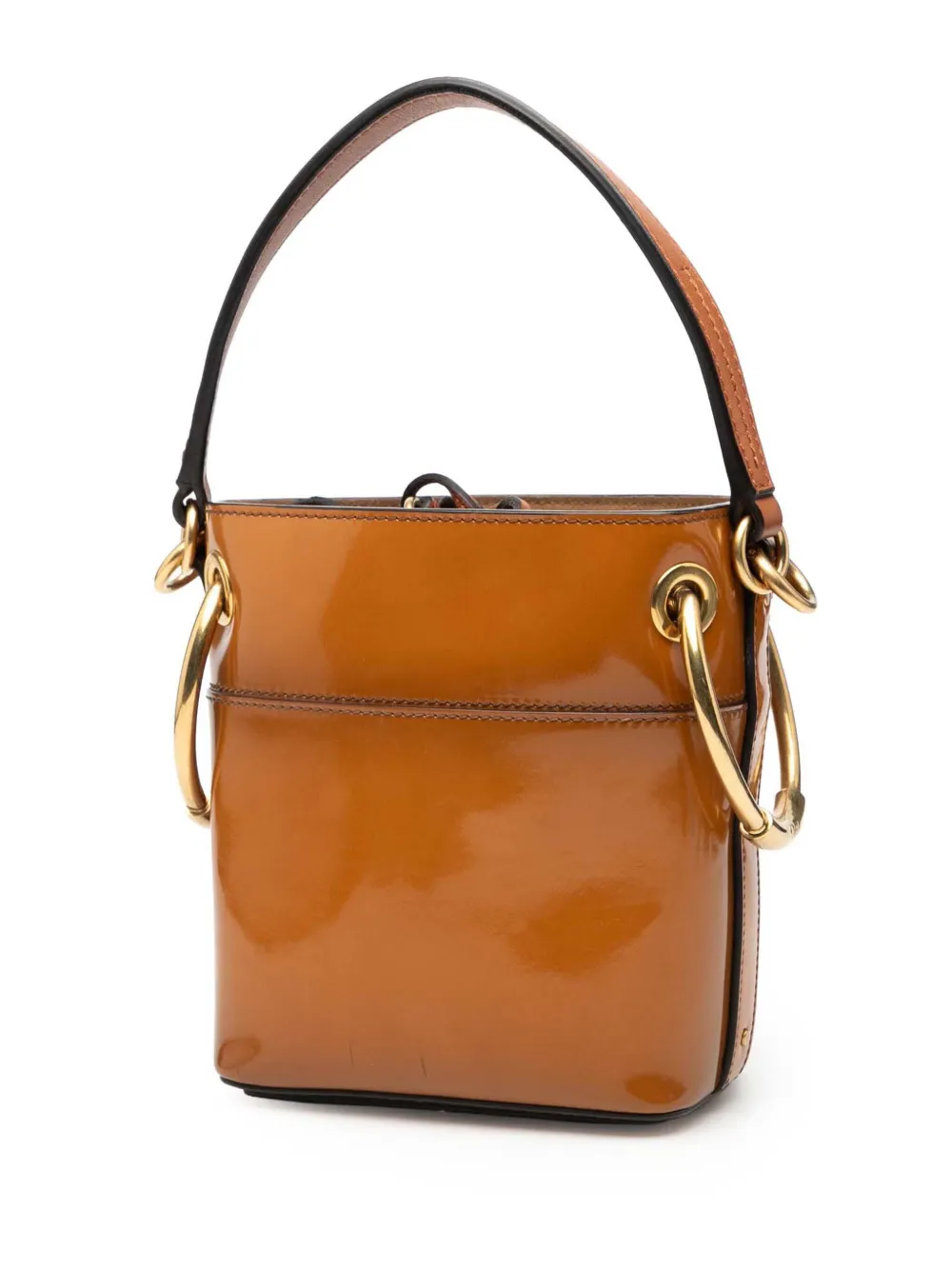 2010-2025 Mini Patent Roy Bucket Bag Satchel