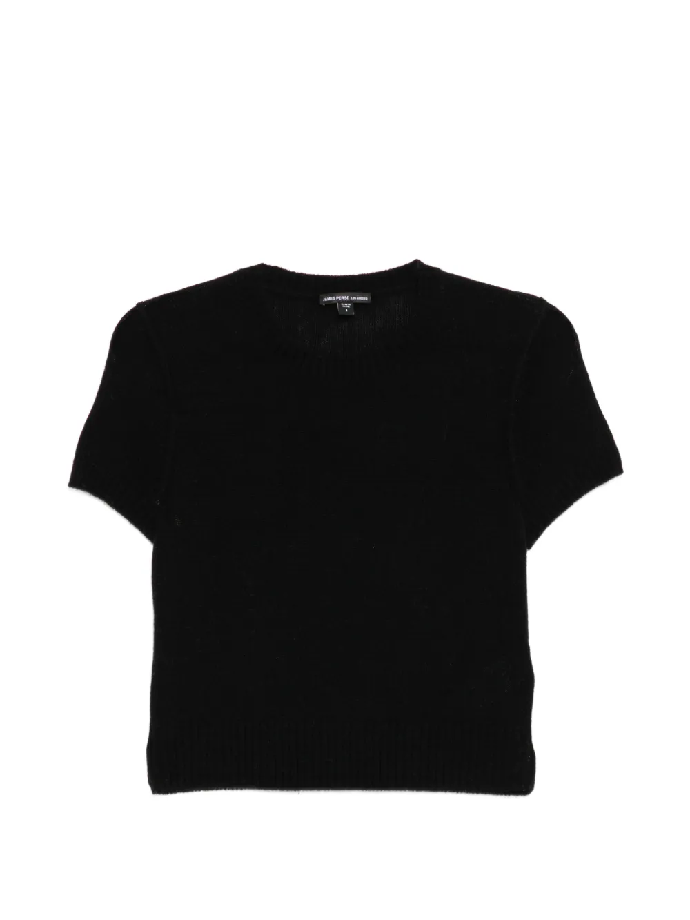 James Perse cashmere short-sleeves T-shirt - Nero