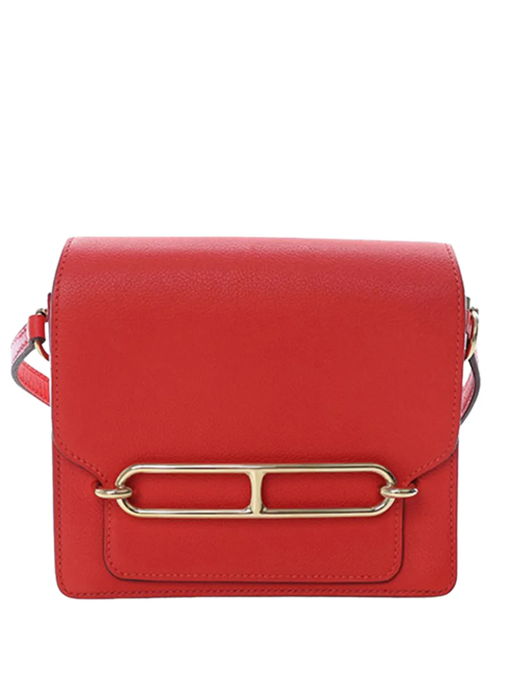 Hermès Pre-Owned 2016 Mini Evercolor Sac Roulis 18 crossbody bag - Red