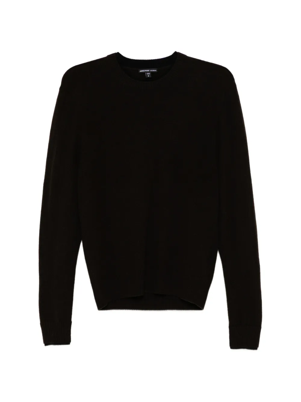 James Perse contrast-trim cashmere sweater - Braun