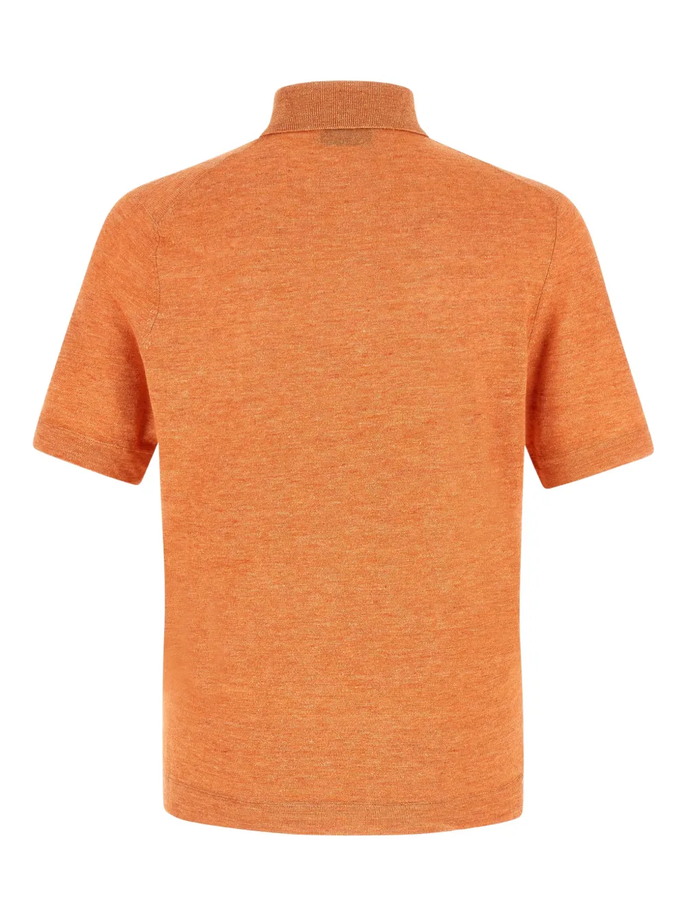 Brunello Cucinelli short-sleeve polo shirt - Oranje