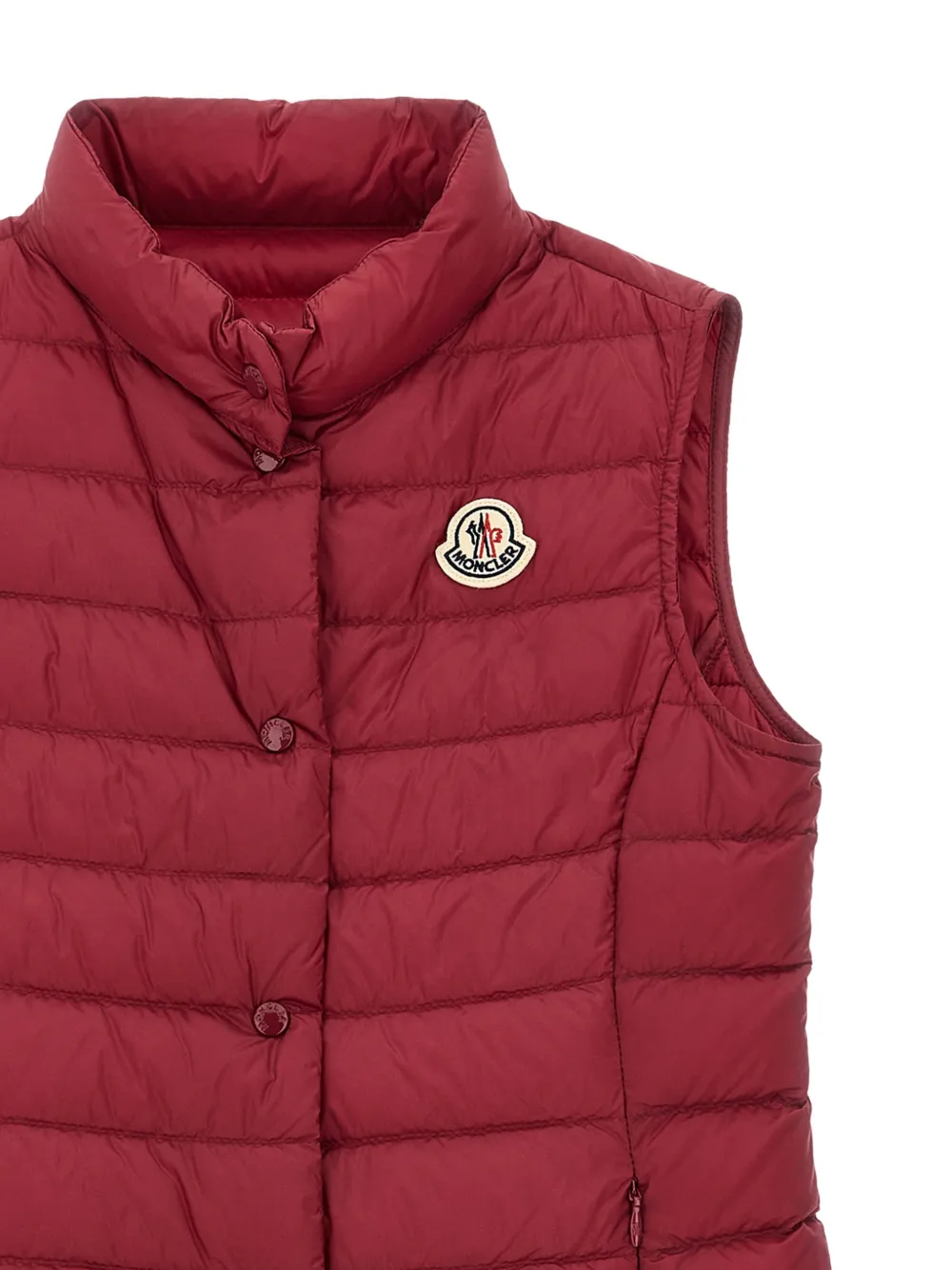  Moncler Enfant Liane Logo-patch Quilted Vest - Red 