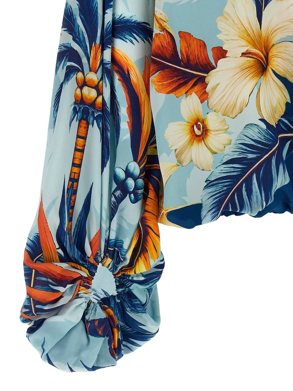 F.R.S For Restless Sleepers Archilo blouse met bloemenprint en ruches Blauw