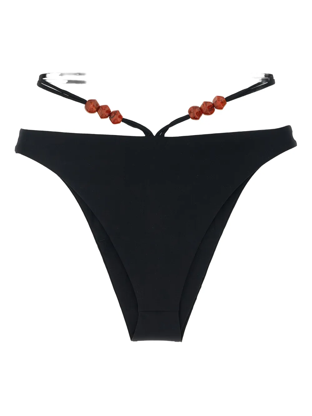 Magda Butrym bead-detail bikini bottoms - Schwarz