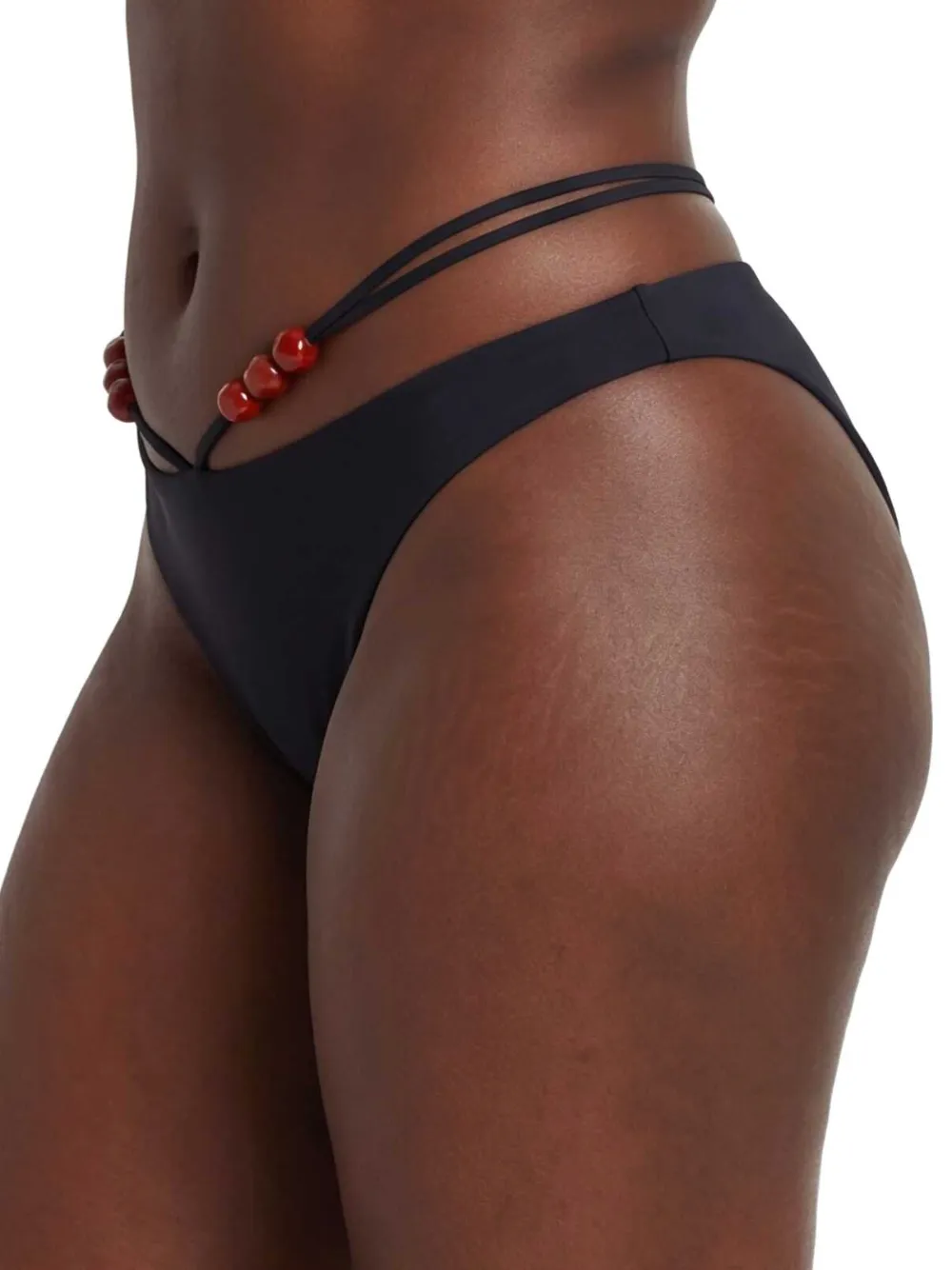 Magda Butrym Bikinislip met kralen Zwart