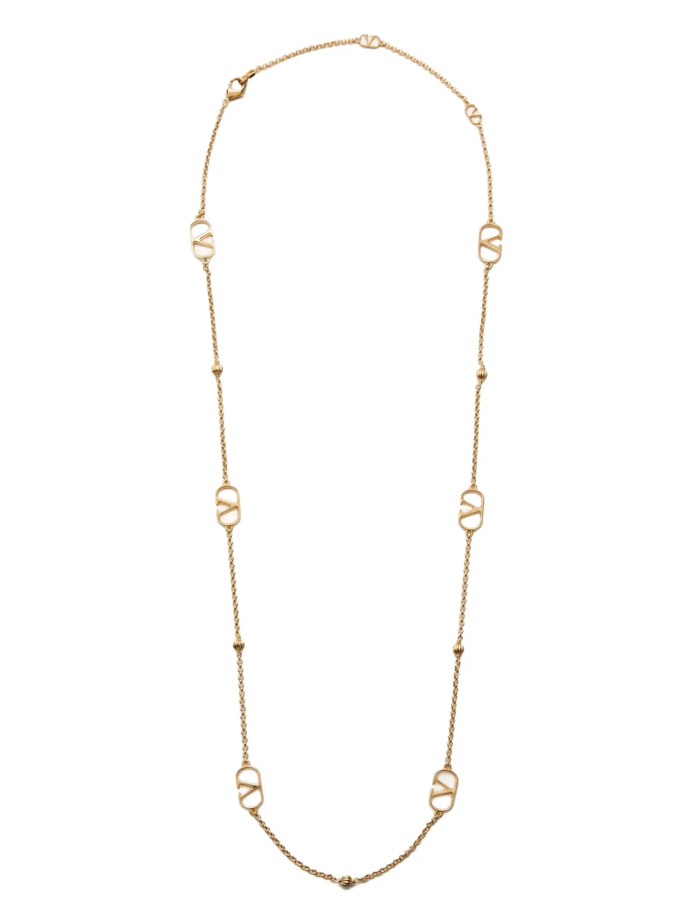 Valentino Garavani Vlogo signature necklace - Oro
