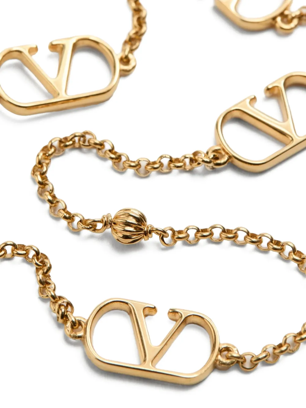 Valentino Garavani Vlogo signature necklace - Goud