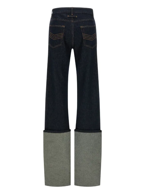 Jean Paul Gaultier Maxi turn-up Jeans | Blue | FARFETCH