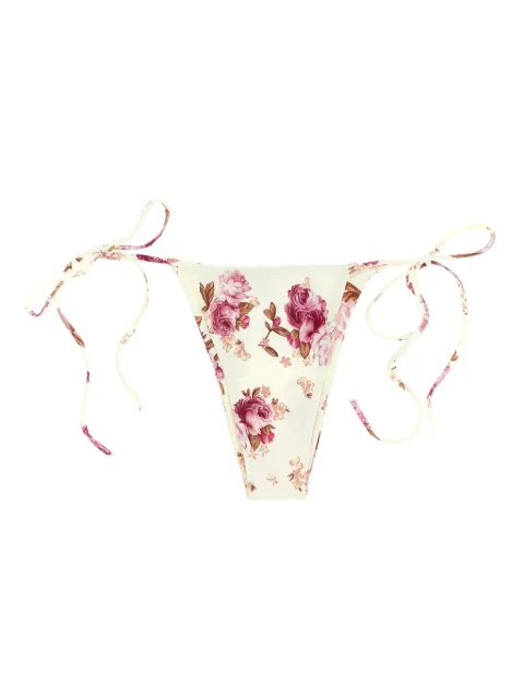 Magda Butrym blommiga bikinitrosor