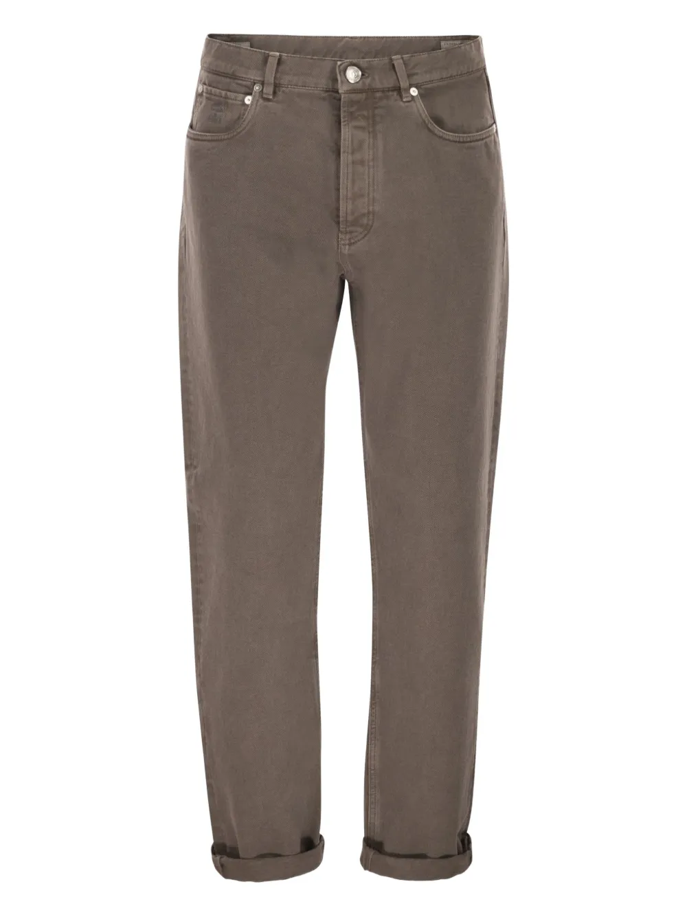 Brunello Cucinelli five-pocket jeans - Marrone