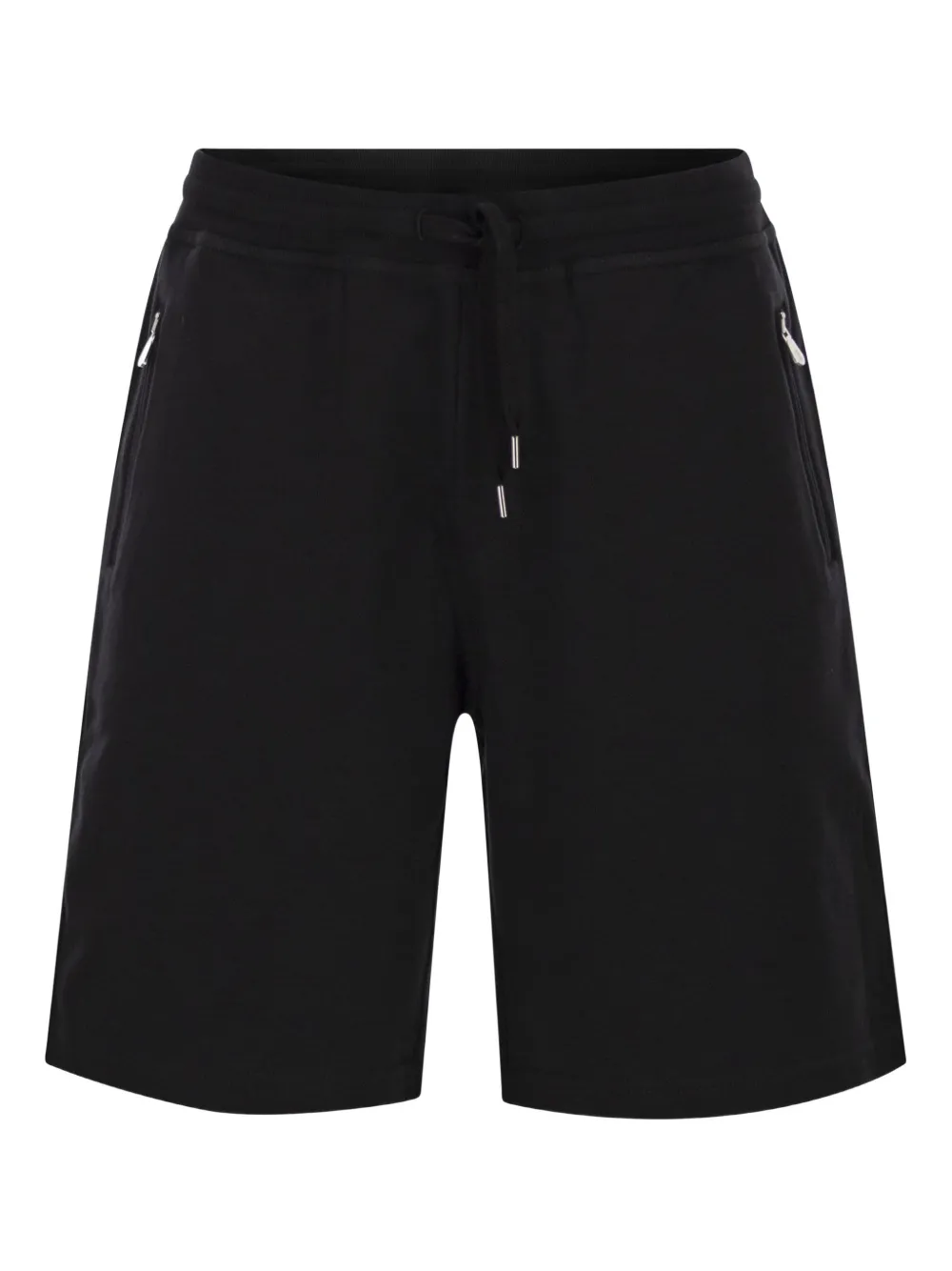 Brunello Cucinelli Shorts sportivi con coulisse e tasca con zip - Nero