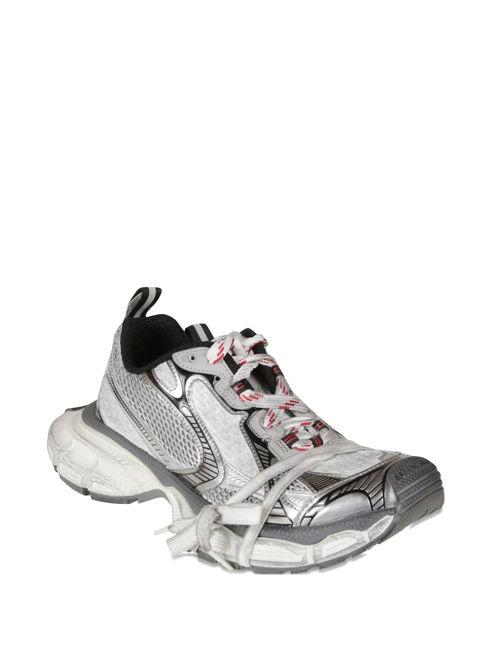 Balenciaga 3XL panelled lace-up sneakers - Grijs