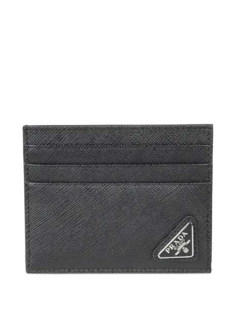Prada leather card holder