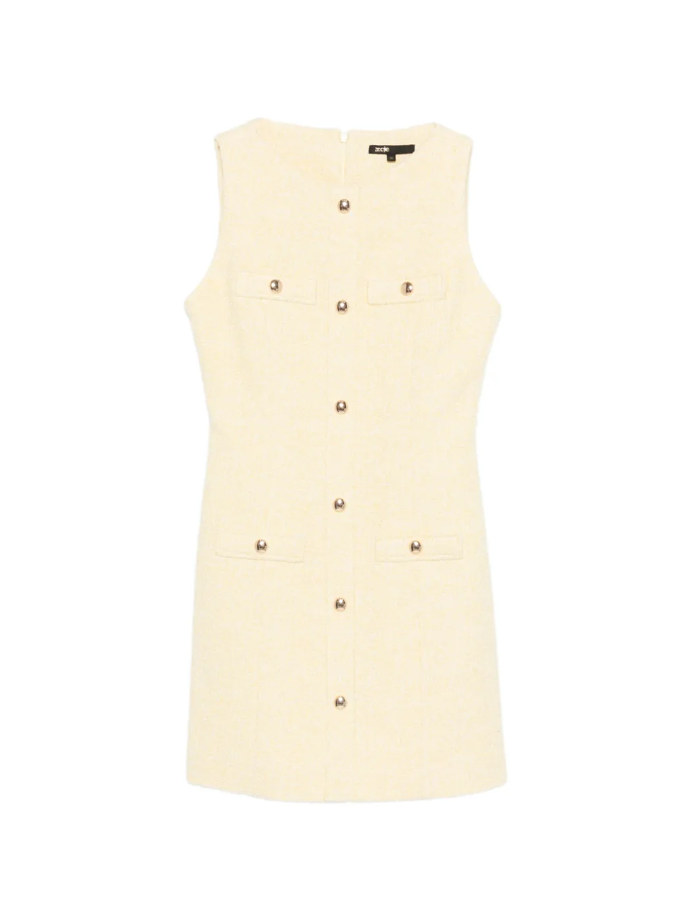 Maje Abito midi con bottoni - Giallo