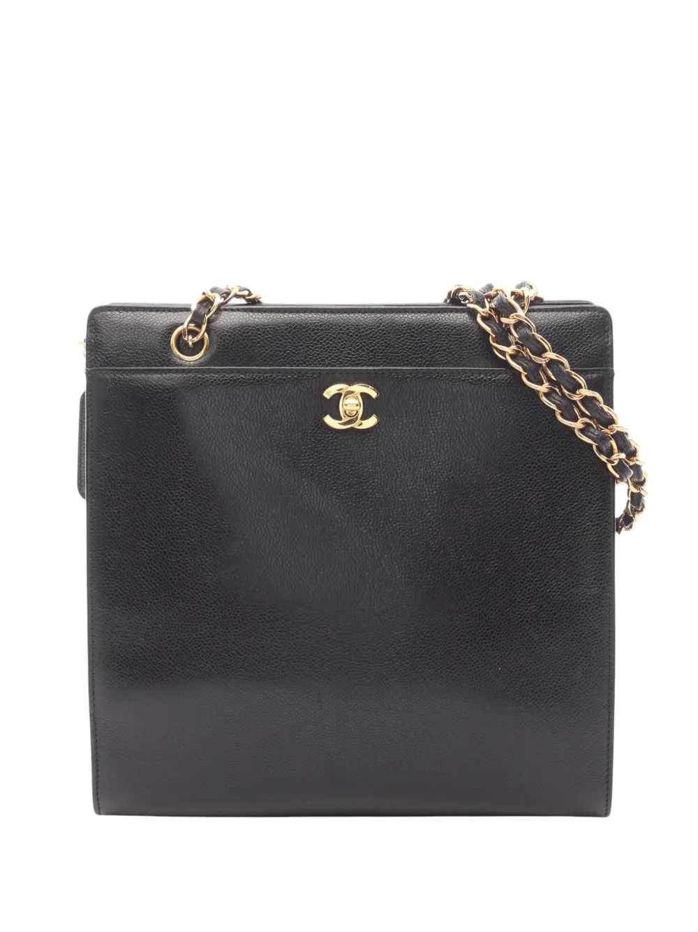 CHANEL Pre-Owned 1997-1999 CC Caviar tote bag - Nero