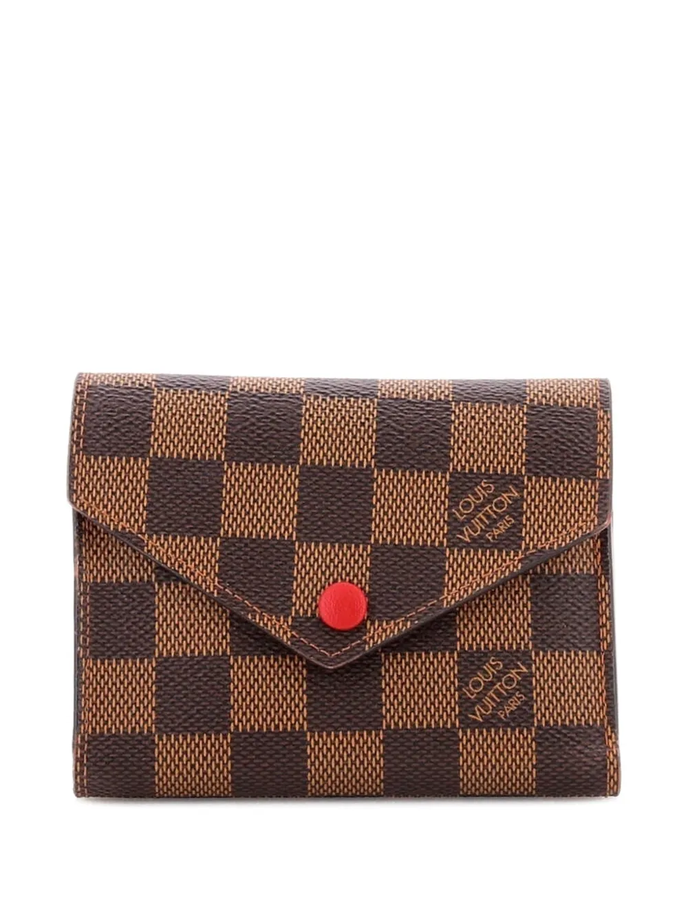 Louis Vuitton Pre-Owned Victorine Wallet Damier small wallets - Marrone