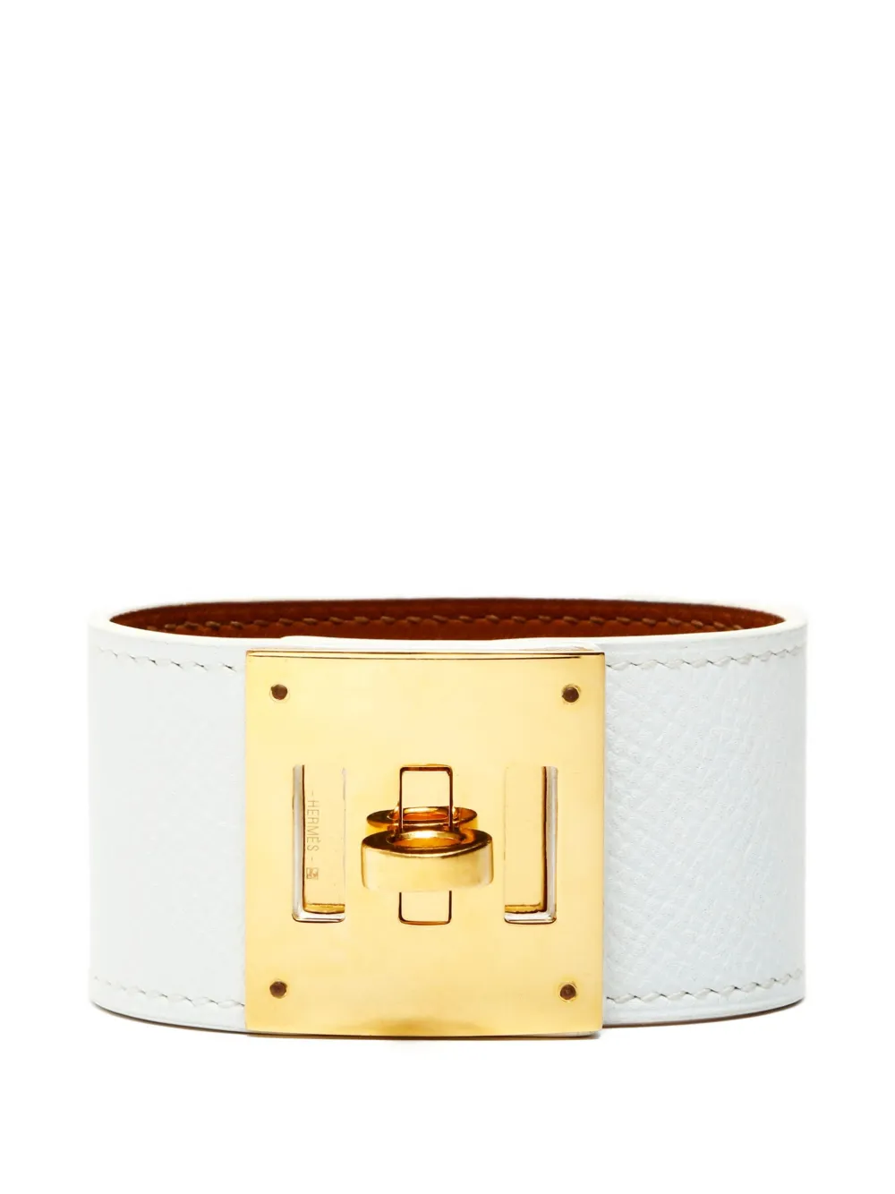 Hermès Pre-Owned 2014 Kelly Dog bracelet - Bianco