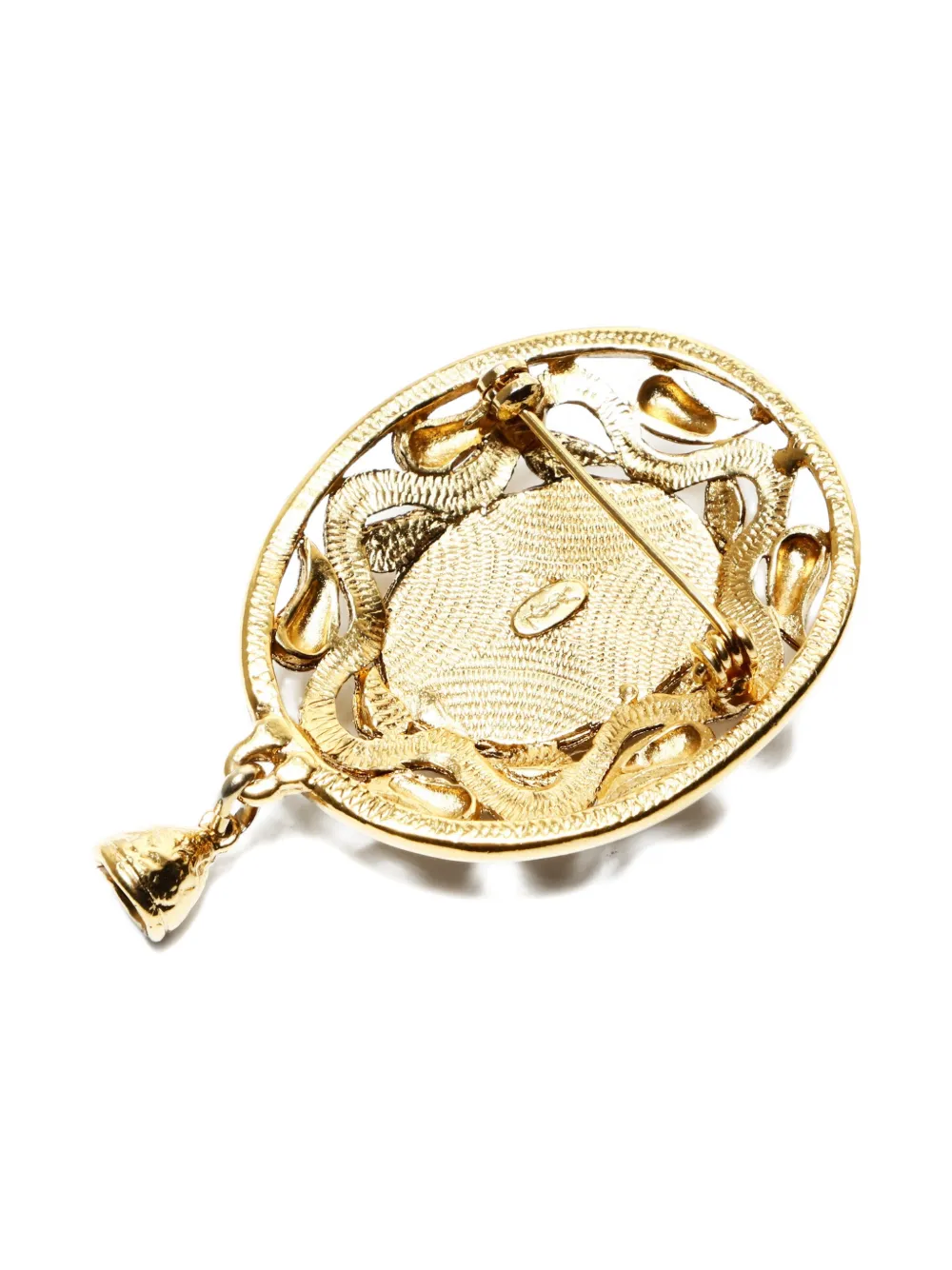 1970s-1990s Textured Brooch