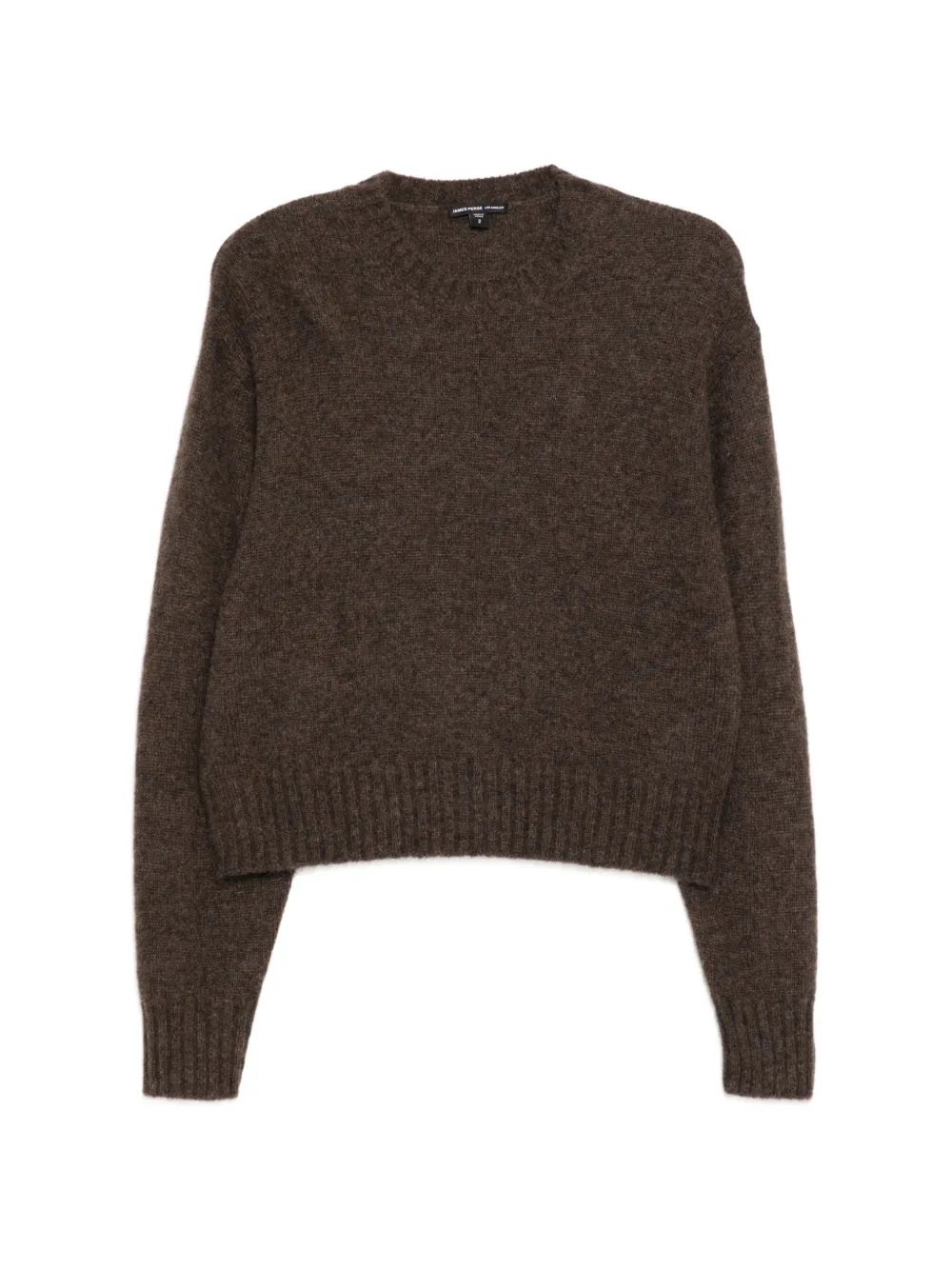 James Perse textured crew knitwear - Marrone