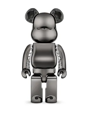 BearBrick Amirex Texalium Be@rbrick 1000% Figure | Silver