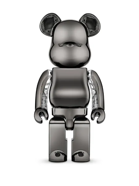 MEDICOM TOY Caixa de som Be@rbrick Audio Chrome Platinum Edition