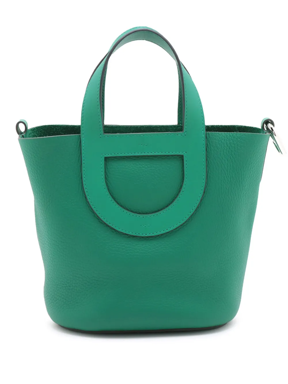Hermès Pre-Owned 2024 Clemence and Swift In The Loop 18 handbag - Green