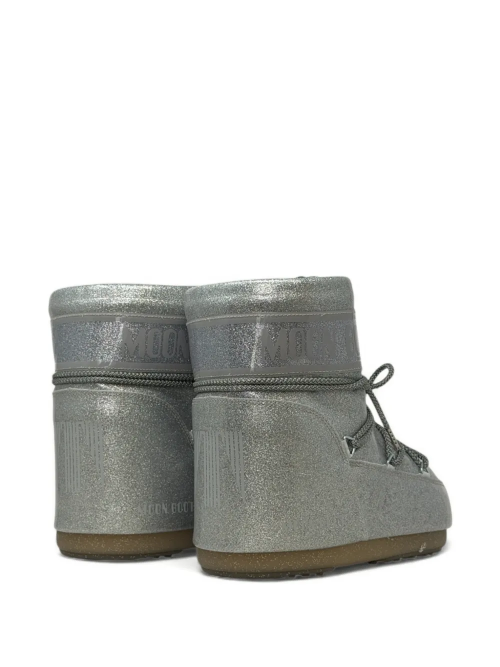 Moon Boot Icon Low snowboots met glitter Zilver