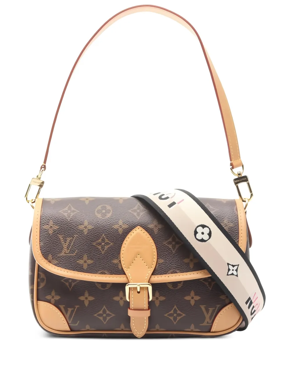 Louis Vuitton Pre-Owned 2010s Diane monogram shoulder bag - Marrone