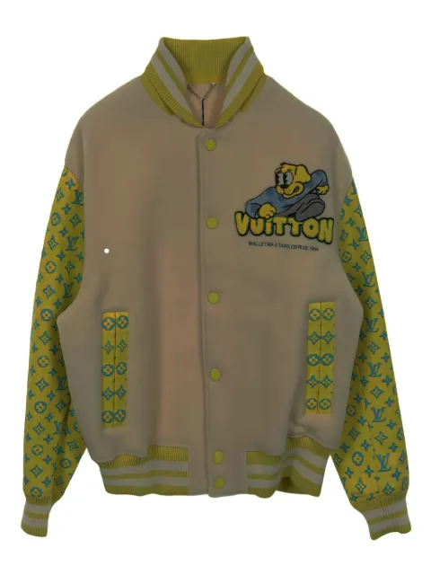 Louis Vuitton Pre-Owned 2010 monogram varsity wool jacket