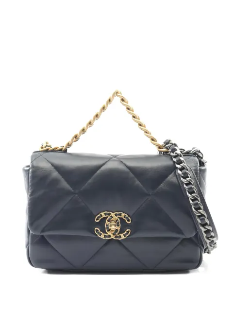 CHANEL Pre-Owned 2019 Matelasse interlocking-CC shoulder bag