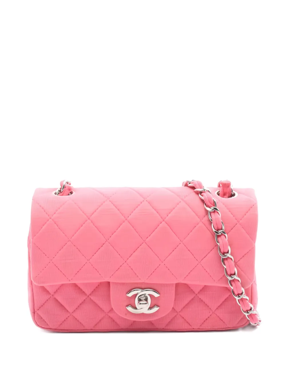 CHANEL Pre-Owned 20 mini Matelasse 20 chain quilted shoulder bag - Rosa