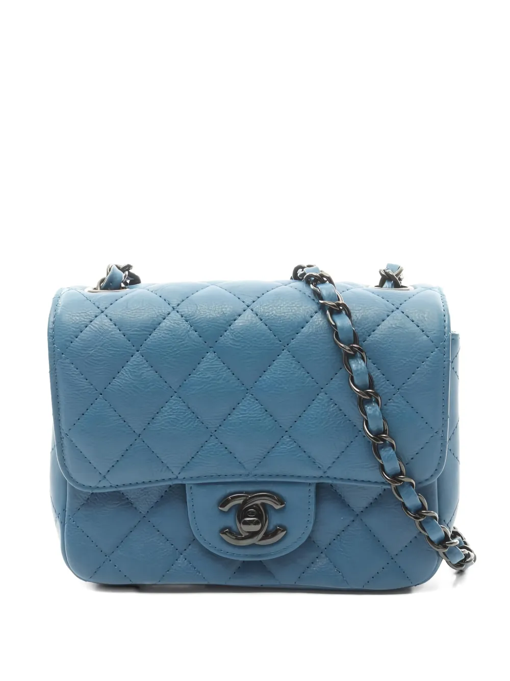 CHANEL Pre-Owned mini Matelasse shoulder bag - Blu