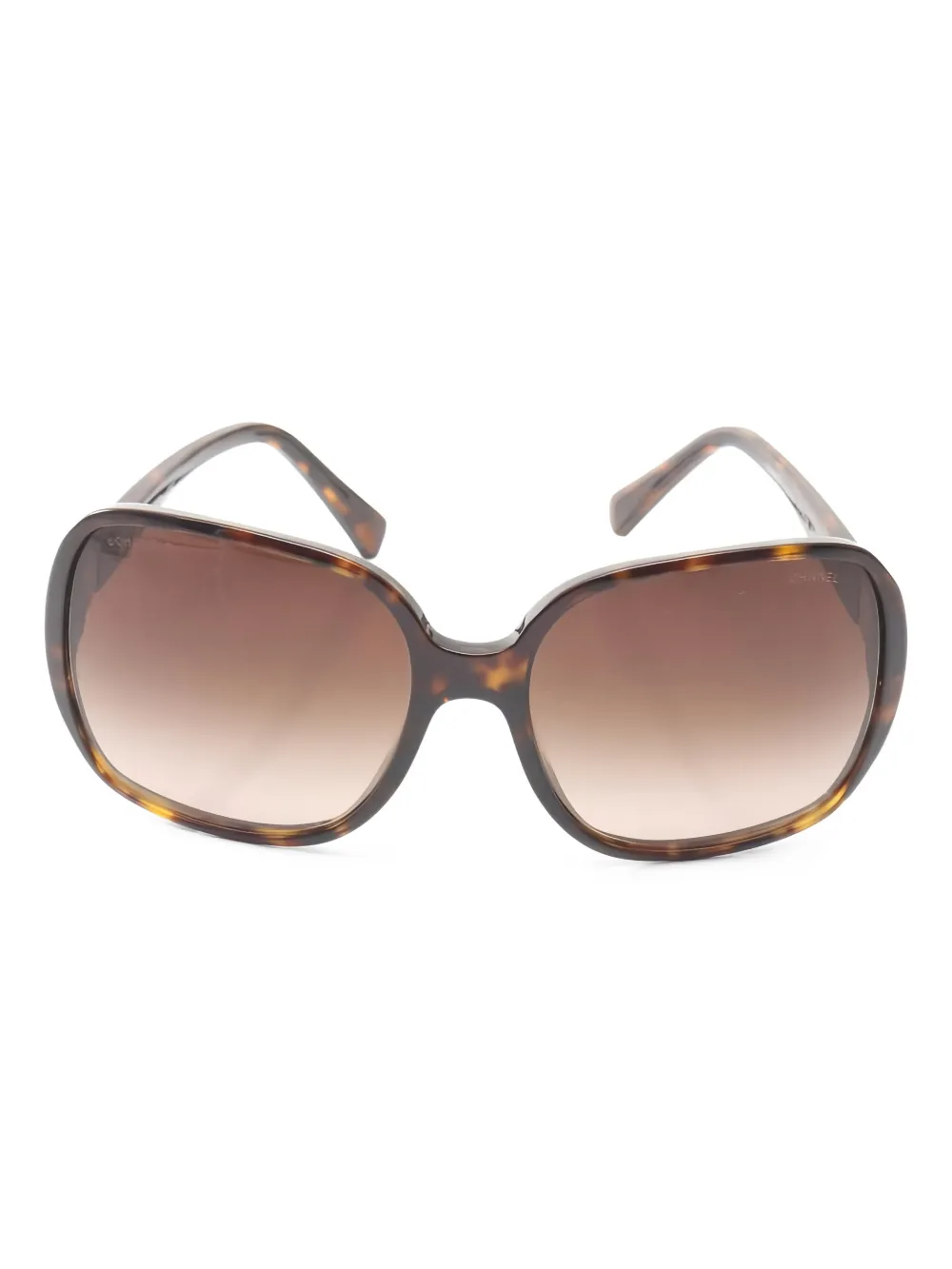 CHANEL Pre-Owned 1986-1988 Coco Mark sunglasses - Marrone