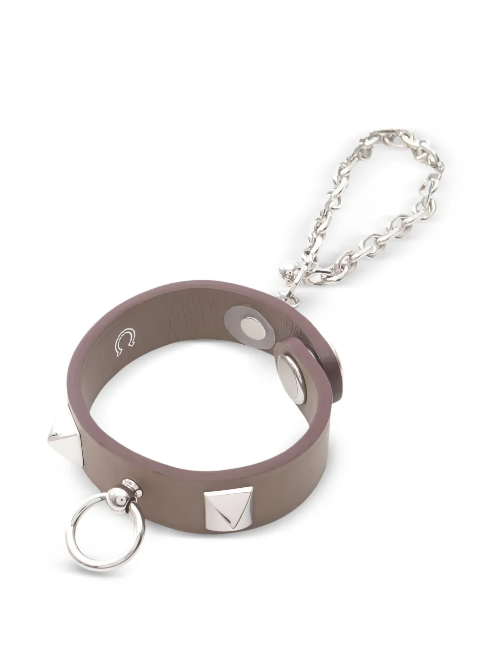 Hermès Pre-Owned 2000s Rival Etoupe leather glove clip - Marrone