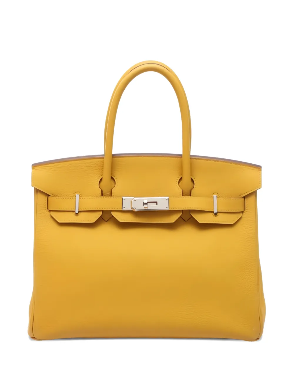 Hermès Pre-Owned 2023 Birkin Jaune Ambre tote bag - Yellow