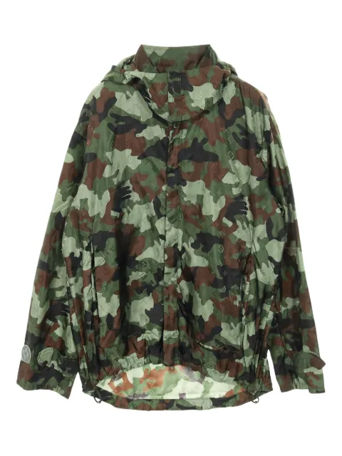Louis Vuitton Pre-Owned 2000s camo hooded windbreaker