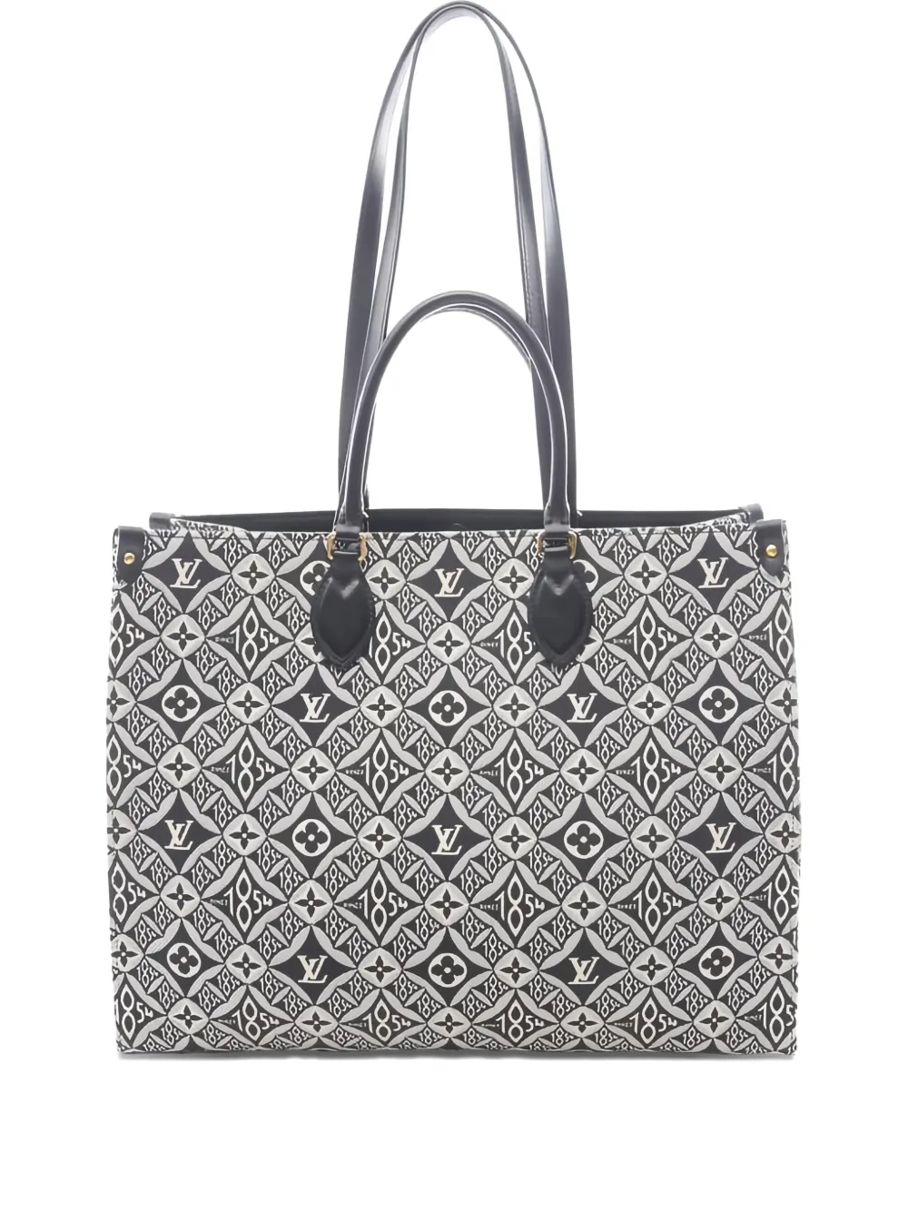 Louis Vuitton Pre-Owned 2010s Monogram-jacquard tote bag - Nero